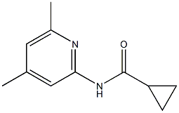 N-(4,6-dimethyl-2-pyridinyl)cyclopropanecarboxamide 구조식 이미지