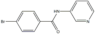 4-bromo-N-(3-pyridinyl)benzamide 구조식 이미지