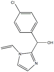 (4-chlorophenyl)(1-vinyl-1H-imidazol-2-yl)methanol Structure