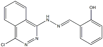 2-hydroxybenzaldehyde (4-chloro-1-phthalazinyl)hydrazone Structure