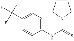 N-[4-(trifluoromethyl)phenyl]-1-pyrrolidinecarbothioamide 구조식 이미지