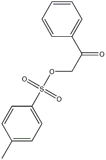 2-oxo-2-phenylethyl 4-methylbenzenesulfonate Structure