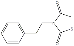 3-(2-phenylethyl)-1,3-thiazolidine-2,4-dione 구조식 이미지