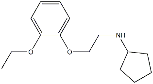 N-cyclopentyl-N-[2-(2-ethoxyphenoxy)ethyl]amine Structure