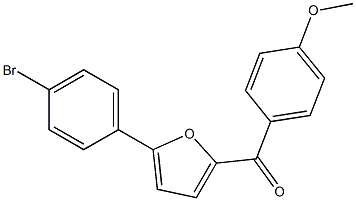 [5-(4-bromophenyl)-2-furyl](4-methoxyphenyl)methanone 구조식 이미지