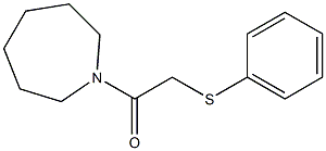 2-(1-azepanyl)-2-oxoethyl phenyl sulfide 구조식 이미지