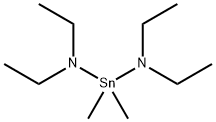Bis(diethylamino)dimethyltin Structure