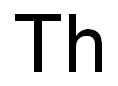 Thorium, AAS standard solution, Specpure, Th 1000μg/ml 구조식 이미지