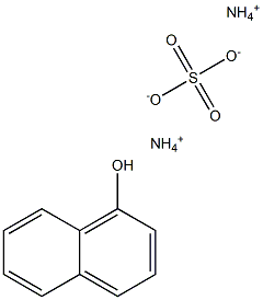ammonium naphthalenyl ether sulfate Structure
