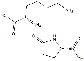 L-Lysine-L-pyroglutamic acid 구조식 이미지