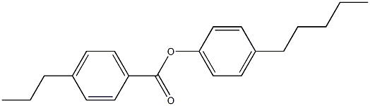 4'-Amylphenol p-propylbenzoate 구조식 이미지