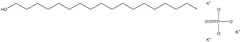 Potassium octadecyl alcohol phosphate Structure