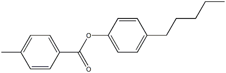 4'-Amylphenol p-methylbenzoate 구조식 이미지