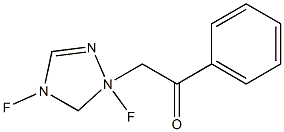 2,4-Difluoro-2-(1-hydrogen-1,2,4-triazole)acetophenone 구조식 이미지