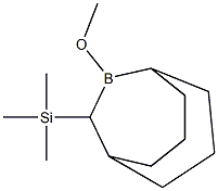 9-Methoxy-10-trimethylsilanyl-9-borabicyclo(3.3.2)decane 구조식 이미지