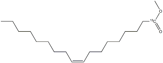 Methyl  oleate-1-13C Structure