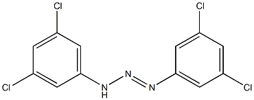 (E)-1,3-bis(3,5-dichlorophenyl)-1-triazene Structure