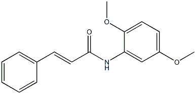 (E)-N-(2,5-dimethoxyphenyl)-3-phenyl-2-propenamide Structure