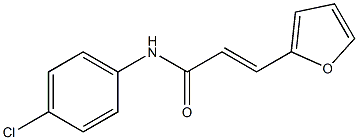 (E)-N-(4-chlorophenyl)-3-(2-furyl)-2-propenamide Structure