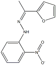 1-(2-furyl)-1-ethanone N-(2-nitrophenyl)hydrazone 구조식 이미지