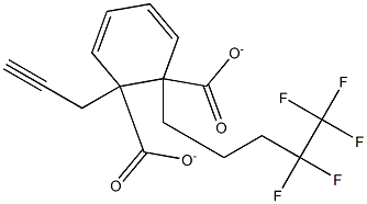 1-(4,4,5,5,5-pentafluoropentyl) 2-(2-propynyl) phthalate 구조식 이미지