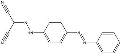 2-(2-{4-[(E)-2-phenyldiazenyl]phenyl}hydrazono)malononitrile Structure