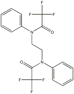 2,2,2-trifluoro-N-phenyl-N-{2-[(2,2,2-trifluoroacetyl)anilino]ethyl}acetamide Structure