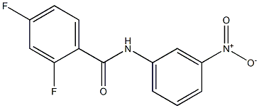 2,4-difluoro-N-(3-nitrophenyl)benzamide Structure