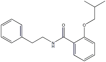 2-isobutoxy-N-phenethylbenzamide Structure
