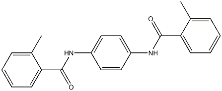 2-methyl-N-{4-[(2-methylbenzoyl)amino]phenyl}benzamide Structure