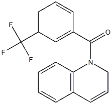 3,4-dihydro-1(2H)-quinolinyl[3-(trifluoromethyl)phenyl]methanone 구조식 이미지