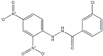 3-chloro-N'-(2,4-dinitrophenyl)benzohydrazide 구조식 이미지