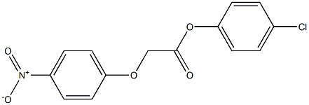 4-chlorophenyl 2-(4-nitrophenoxy)acetate 구조식 이미지