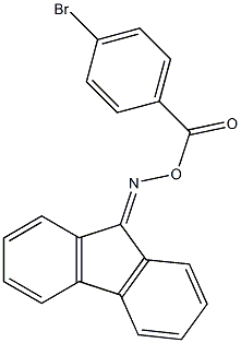 N-[(4-bromobenzoyl)oxy]-N-(9H-fluoren-9-ylidene)amine Structure