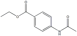 ethyl 4-(acetylamino)benzoate Structure