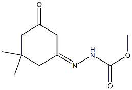 methyl 2-(3,3-dimethyl-5-oxocyclohexylidene)-1-hydrazinecarboxylate Structure