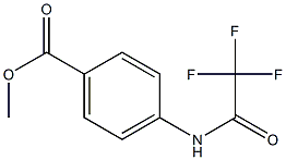 methyl 4-[(2,2,2-trifluoroacetyl)amino]benzoate Structure