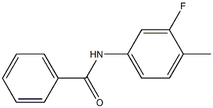 N-(3-fluoro-4-methylphenyl)benzamide 구조식 이미지