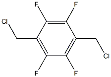 2,3,5,6-tetrafluoro-1,4-bis(chloromethyl)benzene Structure