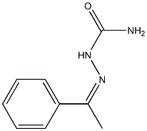2-(1-phenylethylidene)-1-hydrazinecarboxamide 구조식 이미지