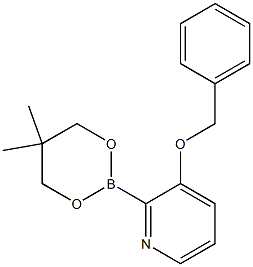3-Benzyloxy-2-(5,5-dimethyl-1,3,2-dioxaborinan-2-yl)pyridine Structure