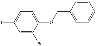 1-Benzyloxy-2-bromo-4-iodobenzene Structure