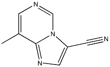 8-methylimidazo[1,2-c]pyrimidine-3-carbonitrile 구조식 이미지