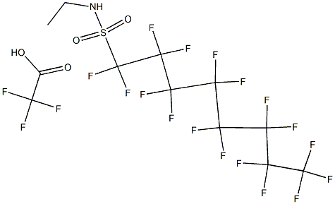N-ethyl perfluorooctylsulfonylaminoacetate 구조식 이미지