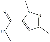 N,1,3-Trimethyl-1H-pyrazole-5-carboxamide ,97% Structure