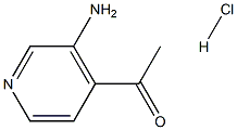 1-(3-Aminopyridin-4-yl)ethanone hydrochloride ,99% 구조식 이미지