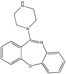 11-piperazin-1-yldibenzo[b,f][1,4]oxazepine Structure