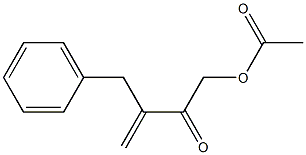 4-Acetoxy-2-benzyl-1-buten-3-one 구조식 이미지