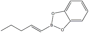 2-[(E)-1-Pentenyl]-1,3,2-benzodioxaborole 구조식 이미지