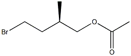 (+)-Acetic acid (R)-4-bromo-2-methylbutyl ester Structure